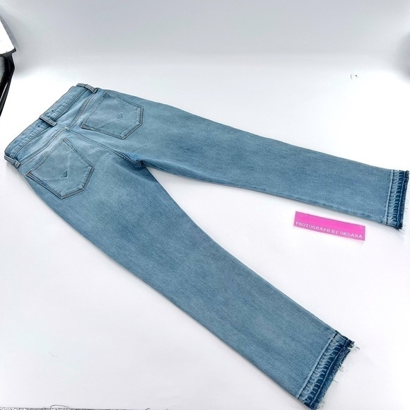 Hudson Holly High Waist Side Zipper Straight Leg Jeans size 25 - Picture 13 of 17